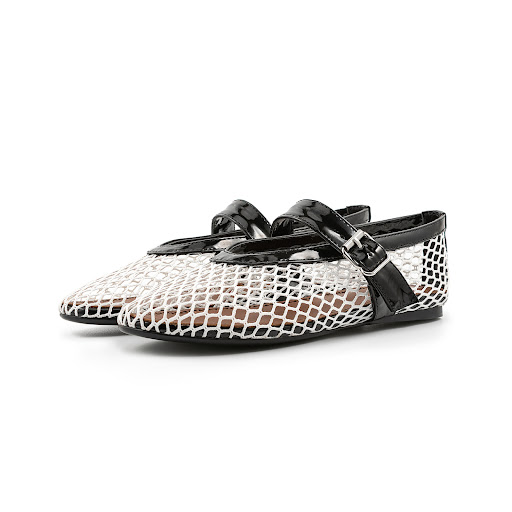 Title 9, Mary Jane Mesh Ankle Buckle Ballet Flat Sandals...