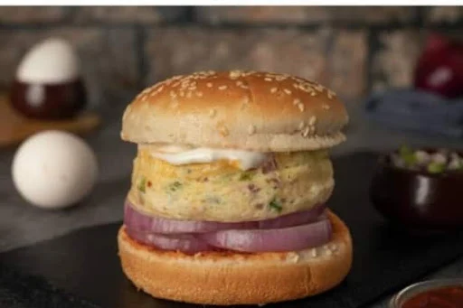 Half Fry Egg Burger