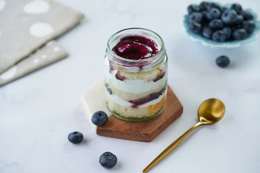 Blueberry Jar Cake