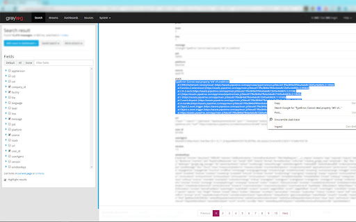 Unscramble stack trace