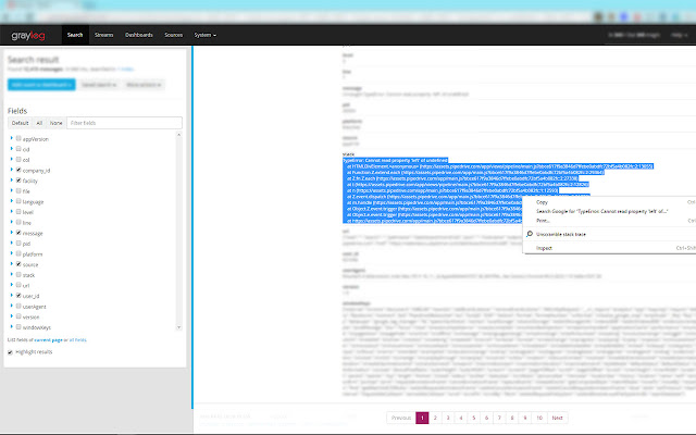 Unscramble stack trace chrome extension