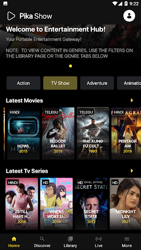 Screenshot Picasso: Live TV, Movie & Show