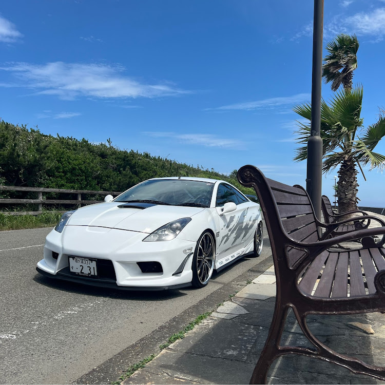 セリカのたまには昼間の写真も撮らなきゃ・アートとコラボ🎨・御宿の海🏖に関するカスタム事例の投稿画像2枚目