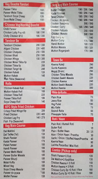 Dada's Kitchen menu 1