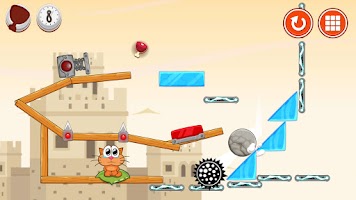 Hungry cat: physics puzzle Screenshot