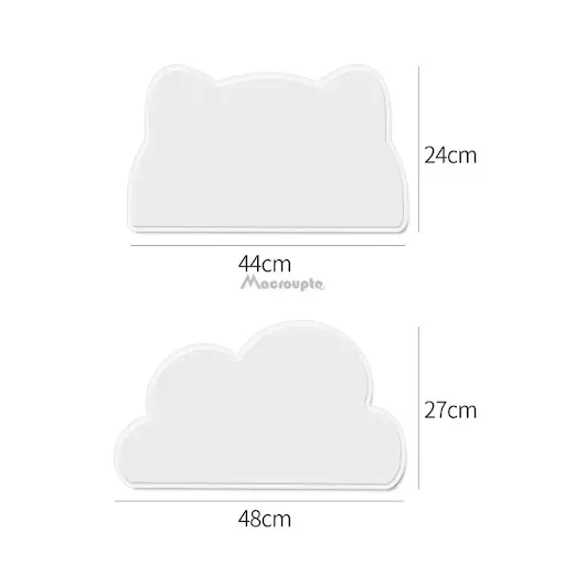 Silicone Pet Feeding Dog Cat Bowl Food Mat Non-Stick Waterproof Pet Food Feeding Pad Puppy Feeder Tray Water Cushion Pla