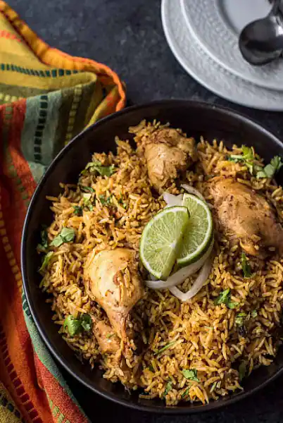 Chicken Biryani With Gravy