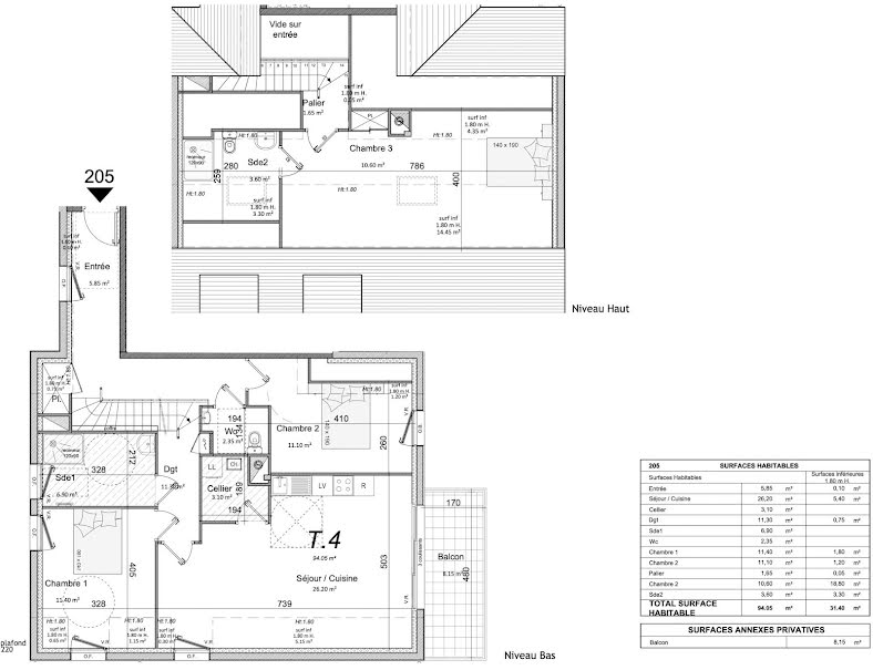 Vente appartement 4 pièces 94 m² à Perros-Guirec (22700), 520 000 €