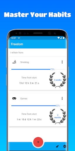 Screenshot Freedom - Bad Habit Tracker
