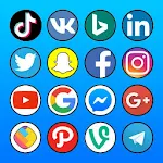 Cover Image of डाउनलोड All in one social media and social network 5 APK