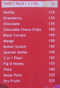SVS Ice Cream Parlour menu 4