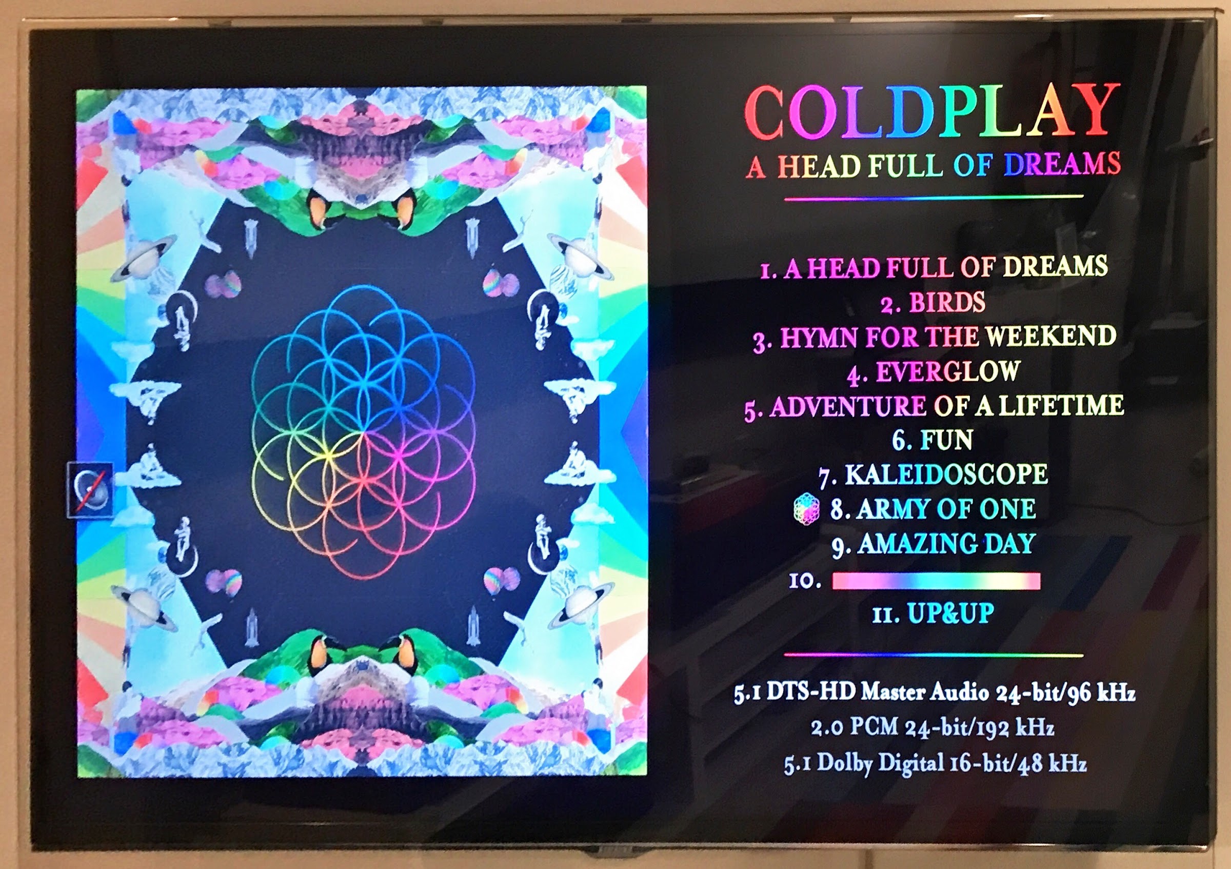 Why can't all DVD-A/blu-ray audio be like Coldplay's Head Full of