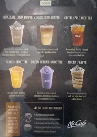 McDonald's menu 3