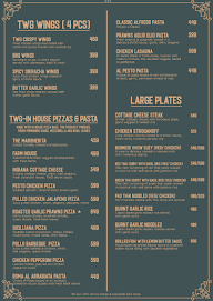 The Wise Guys menu 3