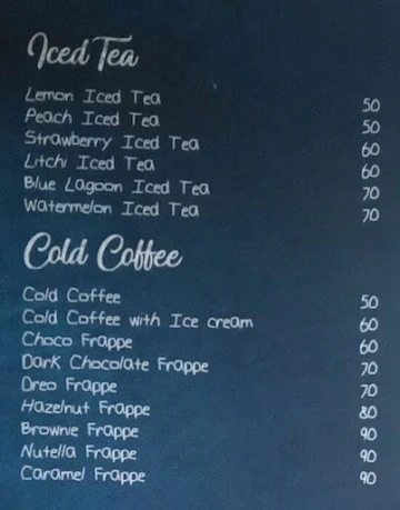 The Coffee Aroma menu 