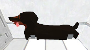 Puppy Car L (black and tan)