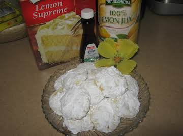 Sunshine Lemon Cake Mix Cookies