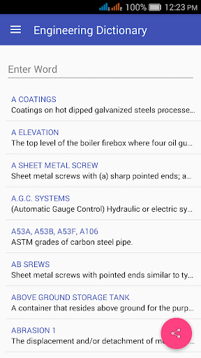 Engineering Dictionary Offline