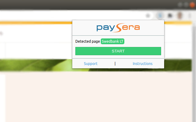 Paysera transfer templates importer chrome extension