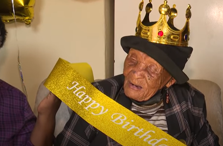 Johanna Mazibuko is 128 years old, according to the Adopt an Elderly campaign.