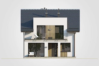 Single House III - Elewacja przednia