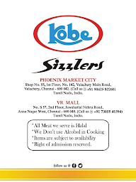 Kobe Sizzler menu 8