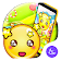 Yellow Cute Emoji APUS Launcher theme icon