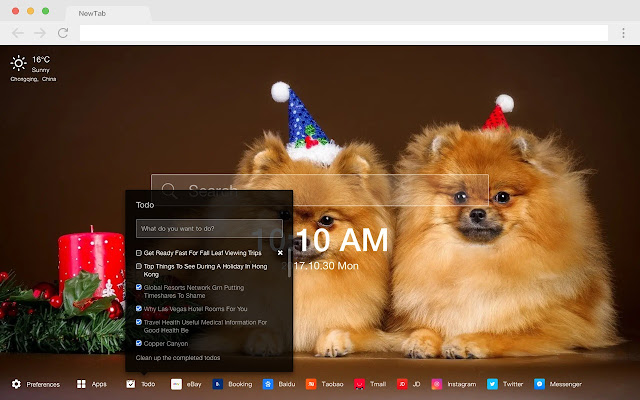 Puppy pop pet HD wallpaper new tab page theme