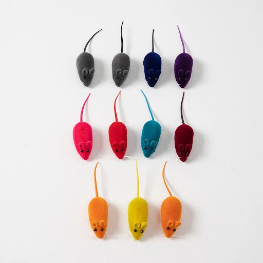 Sound Rubber Simulation Mouse Pet Cat Toys Interactive for Kitten Accessories Gifts Enamel Mouse Bite Resistance