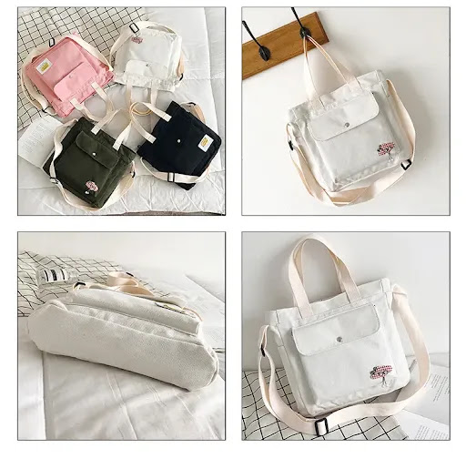 Title 2, New Style Simple Portable Womens Diagonal Canv...