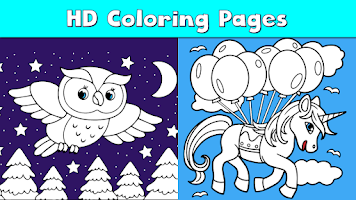 Kids Coloring Book Screenshot