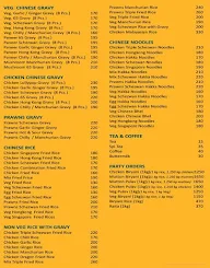 Welcome Restaurant menu 3