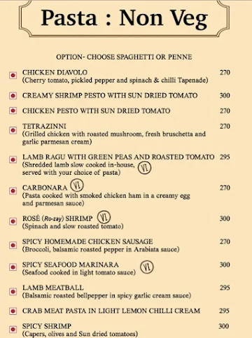 Vera Italiano, Hrbr Layout menu 