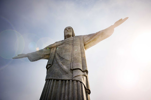 Ponant-Rio-Christ-Redeemer.jpg -  Climb Corcovado to view the Christ the Redeemer statue when you visit Rio de Janeiro on a Ponant cruise. 