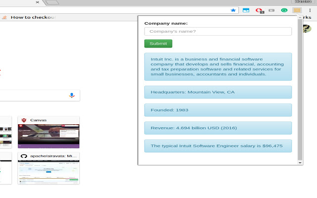 Company details Plugin