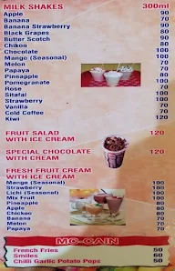 Fresh Juice Corner menu 2