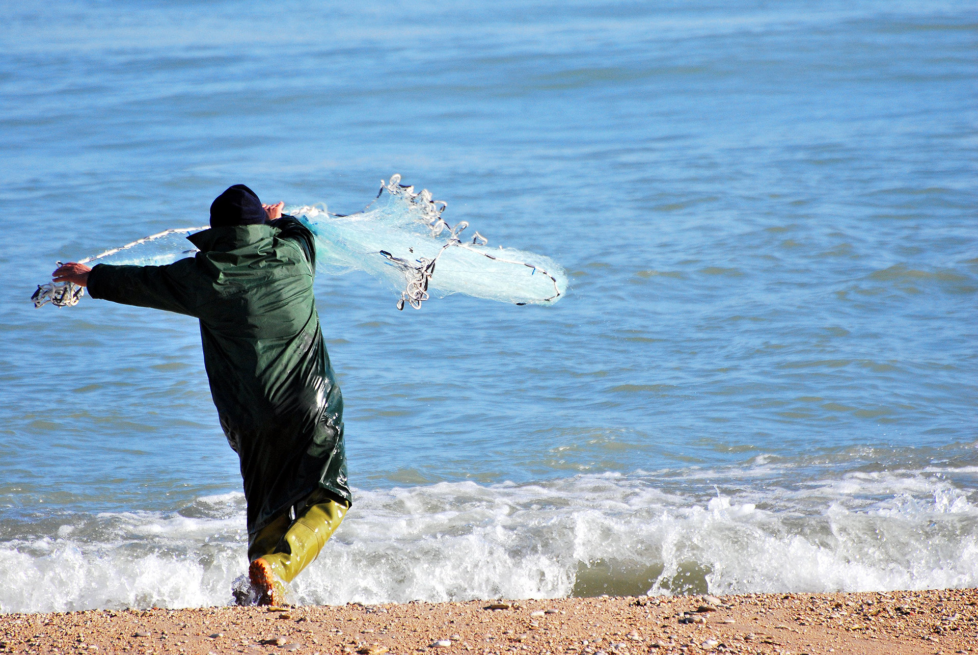 Pesca con il rezzaglio di Luporosso