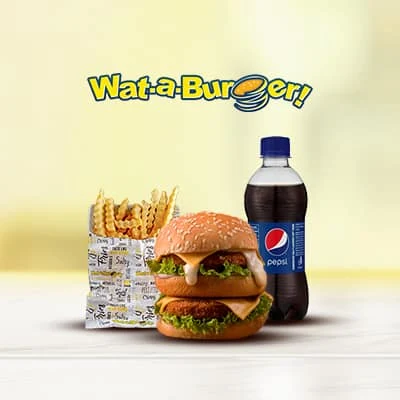 Veg Wabber + Fries + Pepsi Pet