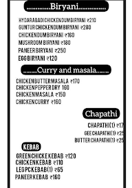 Local Kitchen menu 1