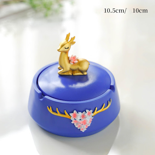 Title 17, Creative Anti-Fly Ash Ashtray with Cover, Perso...