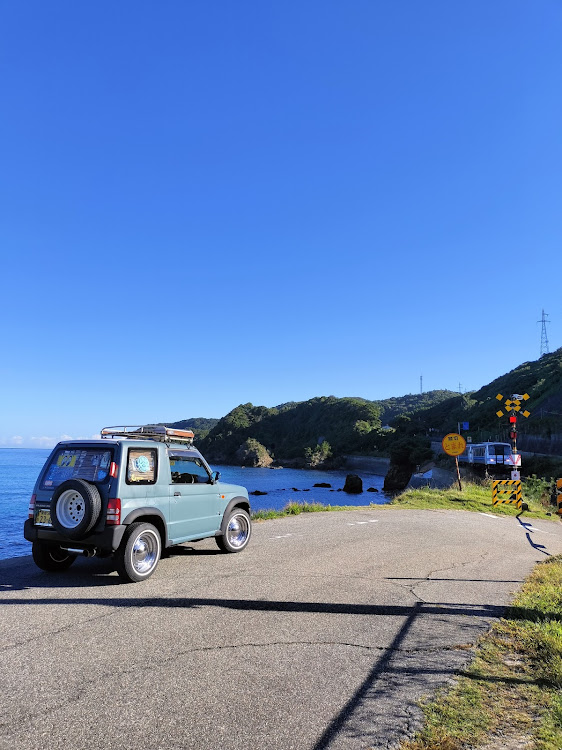パジェロミニのパジェロミニのある生活・夏の想い出・踏み切り・折居駅・島根散歩に関するカスタム事例の投稿画像3枚目