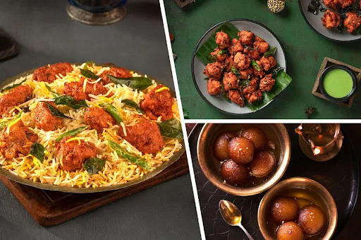 Chicken 65 Biryani Combo (Serves 1)