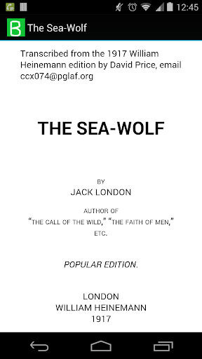 The Sea-Wolf