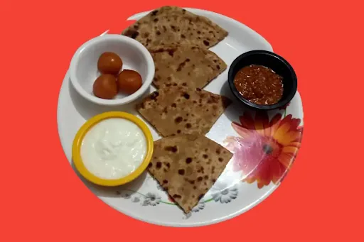 Mixed Paratha With Chaas