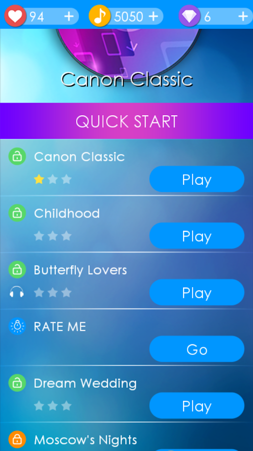   Piano Tiles- 스크린샷 