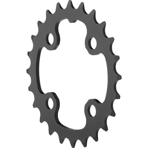 TruVativ /SRAM 24T x 64mm 9 Speed/ 2x10 Chainring Black Alloy