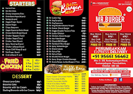 Mr.Burger menu 1