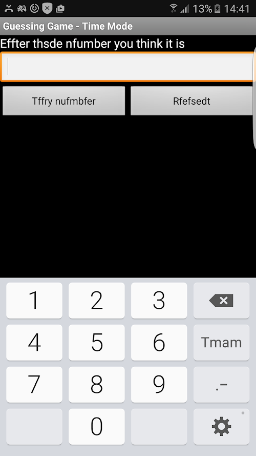 Android application SayiBul Tut Aklinla 2 screenshort
