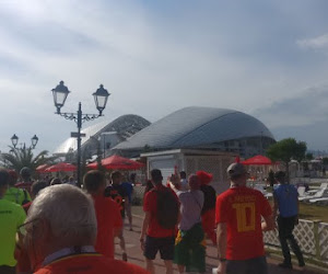 ? Revivez la fanwalk des supporters de la Belgique à Sochi!