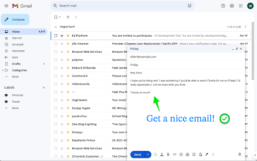 Nicer.email - Easiest ChatGPT for Gmail